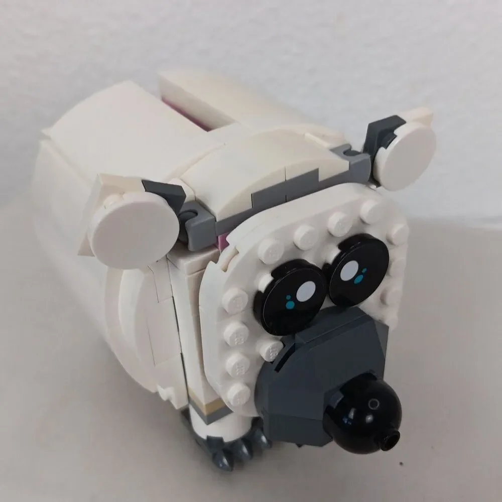 Lego Mini Coin Bank Incomplete Replacement Loose Bricks White Bear